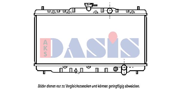 AKS DASIS radiatorius, variklio aušinimas 100600N